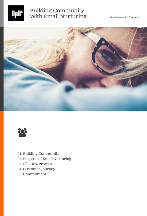 Book Cover for Building Community with Email Nurturing